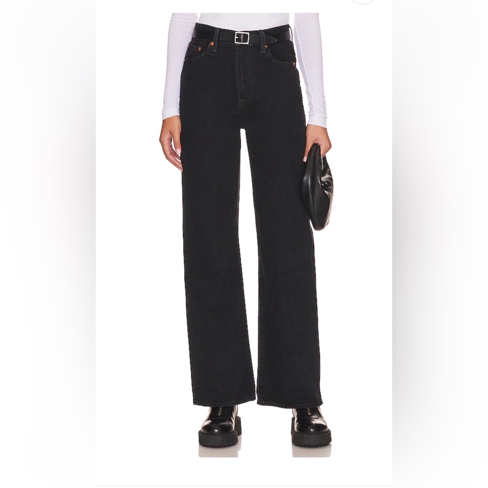 Levi’s Ribcage - Wide Leg - Black, 32